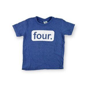 Small Shop 'Four' Graphic T-shirt